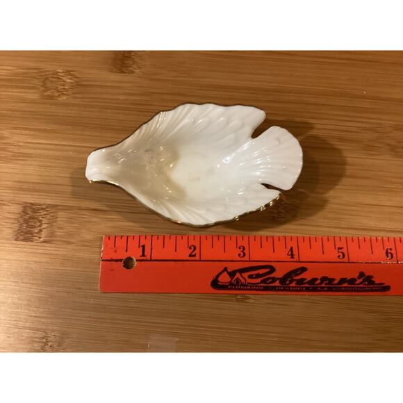 Lenox China‎ Gold Trimmed Small Dove Shaped Trinket Dish MCM - Picture 2 of 5